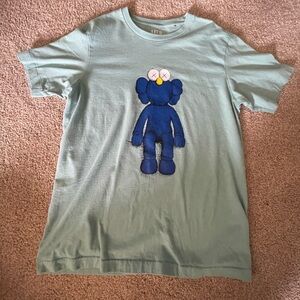 Blue Character Graphic T-Shirt